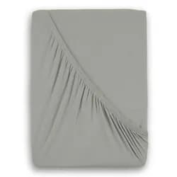 Kvalitex Luxusní bavlněné JERSEY prostěradlo s lycrou 140x200 cm - světle šedá