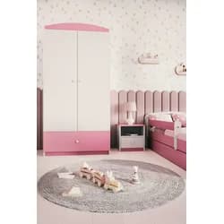 Kocot kids Dětská skříň Babydreams 90 cm růžová