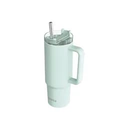 Quokka Nerezový termohrnek s brčkem Stream Turquoise 950 ml