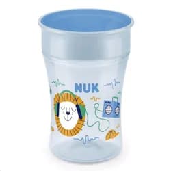NUK Magic Cup s víčkem 230ml - cyan