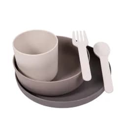 Bo Jungle Jídelní sada CPLA 5ks - Grey