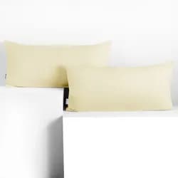 Povlaky na polštáře DecoKing Amber II krémové, velikost 40x80*2