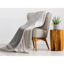 Homa hřejivá luxusní beránková deka LIGHT GRAY 150x200 cm Homa hřejivá luxusní beránková deka LIGHT GRAY 150x200 cm - 150x200 cm - Šedá světlá