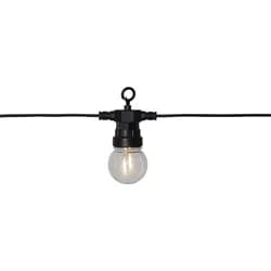 Venkovní LED řetěz 20x LED délka 8,55 m Star Trading Circus Small Filament - černý