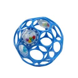 Oball Hračka Oball RATTLE 10cm 0m+ - blue