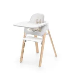 STOKKE® Steps™ Jídelní židlička - White/Natural