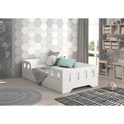 WD Dětská postel MONTESSORI LAKI 160 x 80 cm, Bílá