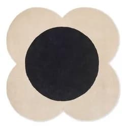 BRINK & CAMPMAN - Koberec ORLA KIELY FLOWER SPOT ECRU/BLACK