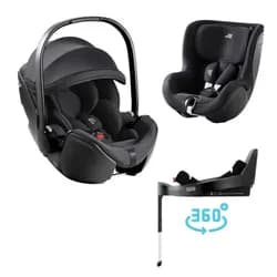 BRITAX RÖMER Autosedačka set Baby-Safe Pro + Vario Base 5Z + autosedačka Dualfix 5z Classic - Deep Black