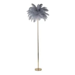 Mauro Ferretti Stojací lampa Palm 160 cm šedá/zlatá