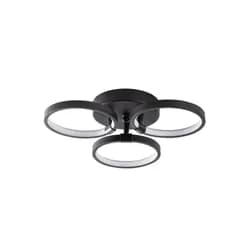 Opviq Stropní LED svítidlo Halka černé