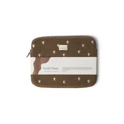 Studio Noos Teddy Hearts obal na Laptop 15´ Brown Hearts