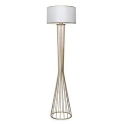Opviq Stojací lampa AYD XII 155 cm bílá/zlatá