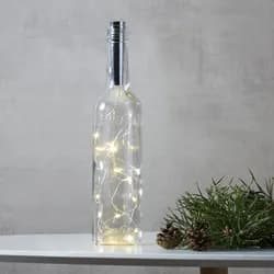 Světelný LED řetěz délka 75 cm Star Trading Dew Drop - stříbrný