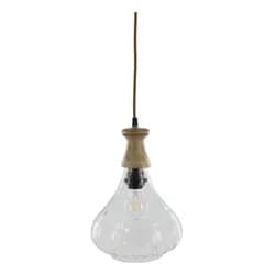 Závěsné skleněné světlo Mirabelle - Ø 21*31 cm Chic Antique