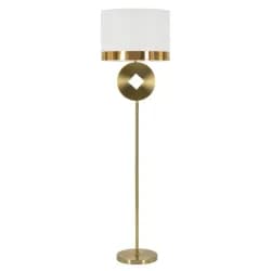 Mauro Ferretti Stojací lampa Coiny 151 cm bílá/zlatá