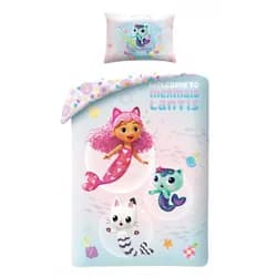 Halantex Povlečení do postýlky 100x135 + 40x60 cm - Gabby's Dollhouse "Mermaid Lantis"