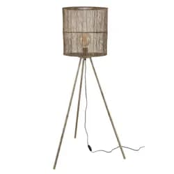 Kovová bronzová stojací lampa Antiek - Ø 40*140cm J-Line by Jolipa