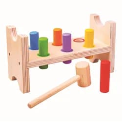 Bigjigs Toys Dřevěná zatloukačka