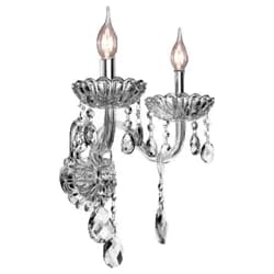 TooLight Křišťálová nástěnná lampa 300757 stříbrná