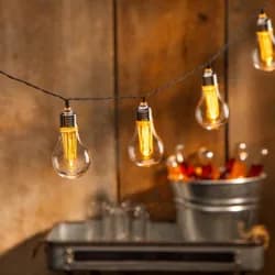 Garden Line Solární LED světelný řetěz Hemma 3,8 m teplá bílá
