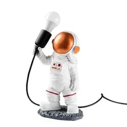 Opviq Stolní lampa Astronaut bronzová/bílá