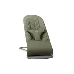 Babybjörn Lehátko Bliss Dark green Woven Petal