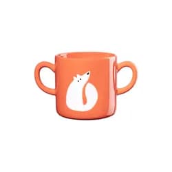 Porcelánový hrnek s uchem 250 ml liška KIDS ASA Selection - oranžový