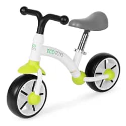 Dětské odrážedlo EVA ECOTOYS zelené/bílé