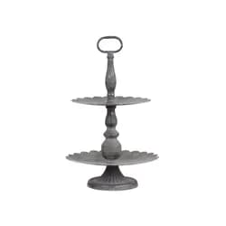 Mramorový podnos na bronzové noze Layo - Ø 25*11cm Light & Living