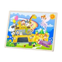 bHome Dřevěné puzzle ZOO MHBH1180