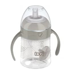 LOVI První hrneček se slámkou a závažím HARMONY 150ml