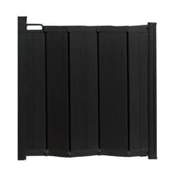 Baby Dan Zábrana Babydan Guard Me Black lamelová 55-89cm samoskládací