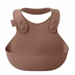 BIBS Dětský bryndák s kapsou - Woodchuck