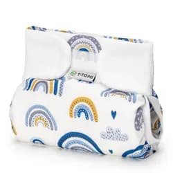 T-TOMI Ortopedické abdukční kalhotky - suchý zip Blue rainbow (3-6kg)