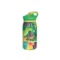 Quokka Nerezová termoláhev s pítkem Pop Kids Dinosaurus Jungle 445 ml