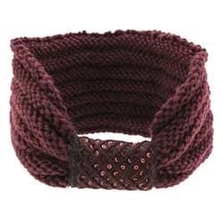 Bílo-černá látková čelenka s hvězdičkami Clayre & Eef
