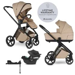 EASYWALKER Kočárek kombinovaný Zoey + CYBEX Aton B2 i-Size + základna - Almond Taupe