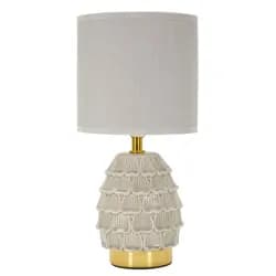 Mauro Ferretti Stolní lampa Pigny 30,5 cm šedá