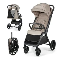 KINDERKRAFT Kočárek sportovní Loom Beige - KINDERKRAFT Kočárek sportovní Loom Beige