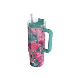 Quokka Nerezový termohrnek s brčkem Vibe Oil Petals 880 ml