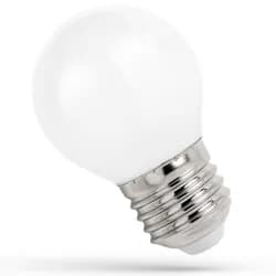Spectrum LED LED žárovka KOULE 1W E27 COG MILKY teplá bílá