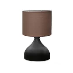 Opviq Stolní lampa Mija černá/hnědá
