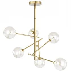 TooLight Visací stropní svítidlo Kule 6 APP919-6CP zlaté