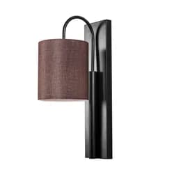 Opviq Nástěnná lampa Baston II černá/hnědá