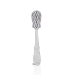 ZOPA Silikonový kartáč na dětskou lahev 3v1 - Light Grey