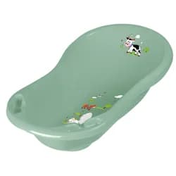 KEEEPER Dětská vanička 84cm "Funny Farm" se zátkou - Zelená