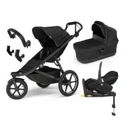 THULE Trojkombinace 6v1 Urban Glide 3 + korba + příslušenství 2026 + Maxi-Cosi Pebble 360 Pro² + základna FamilyFix 360 Pro - Black