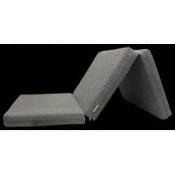 e-matrace.com Skládací matrace Deluxe Gray - 90x195x10 cm