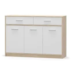 Casarredo Komoda 3D2S TIPS dub sonoma/bílá mat